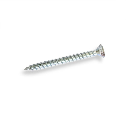 white zinc chipboard screw